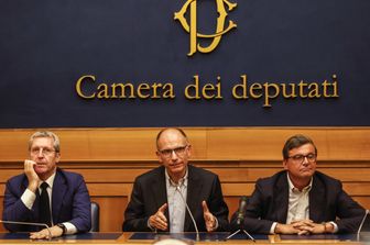 Benedetto Della Vedova, Enrico Letta e Carlo Calenda&nbsp;