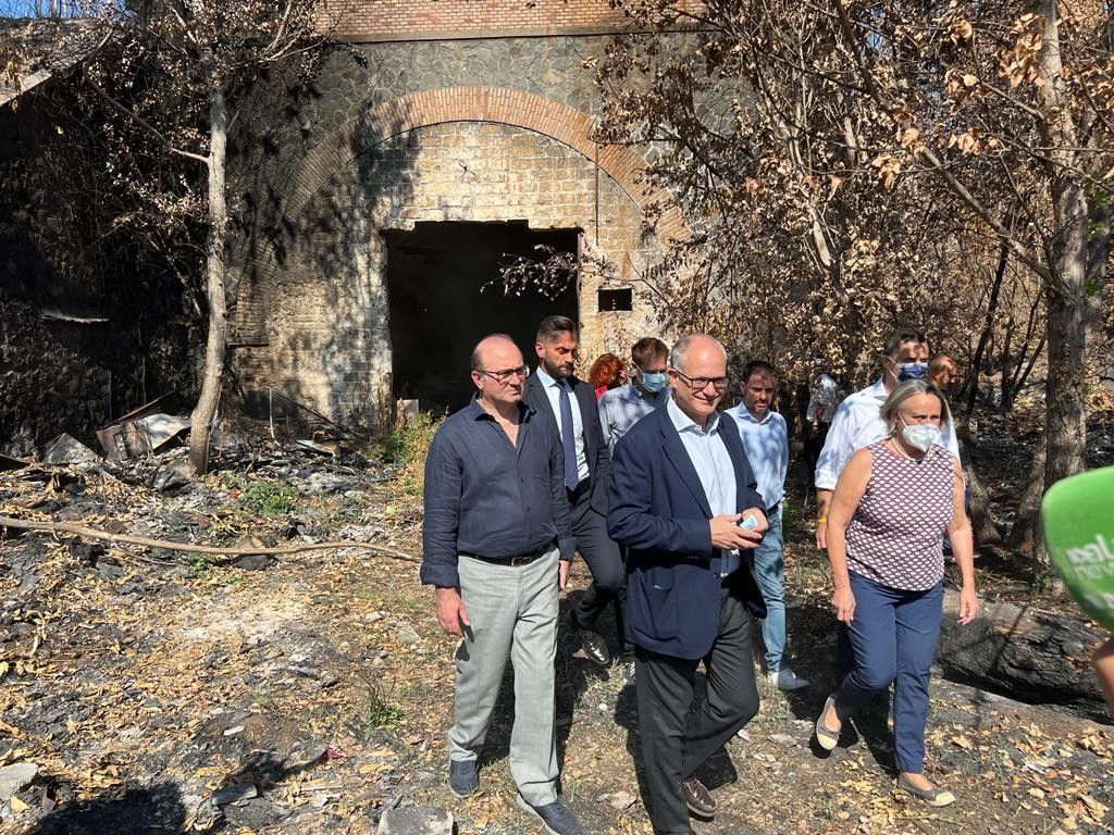 Il sindaco Roberto Gualtieri al Parco di Centocelle&nbsp;