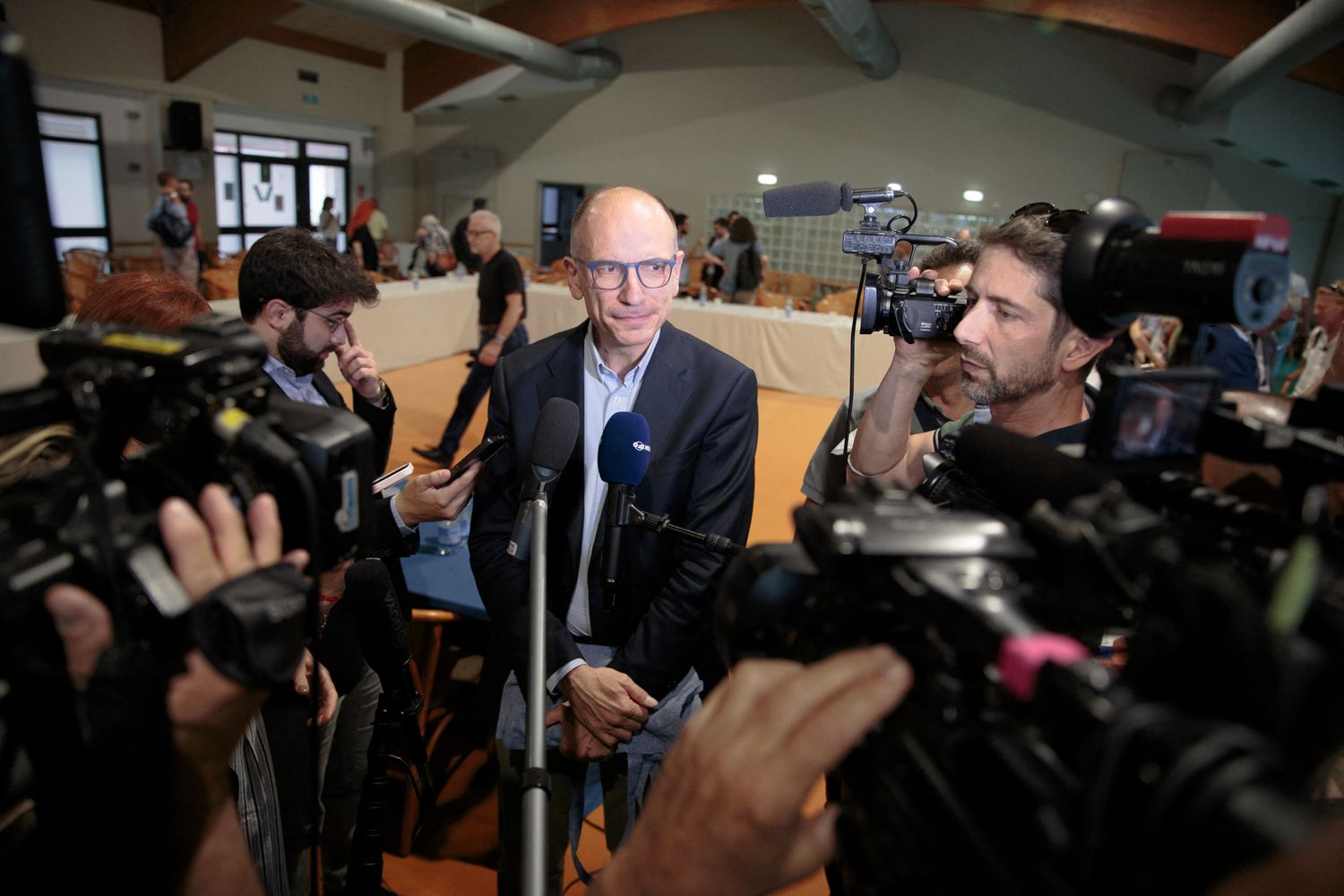 Enrico Letta al Nazareno