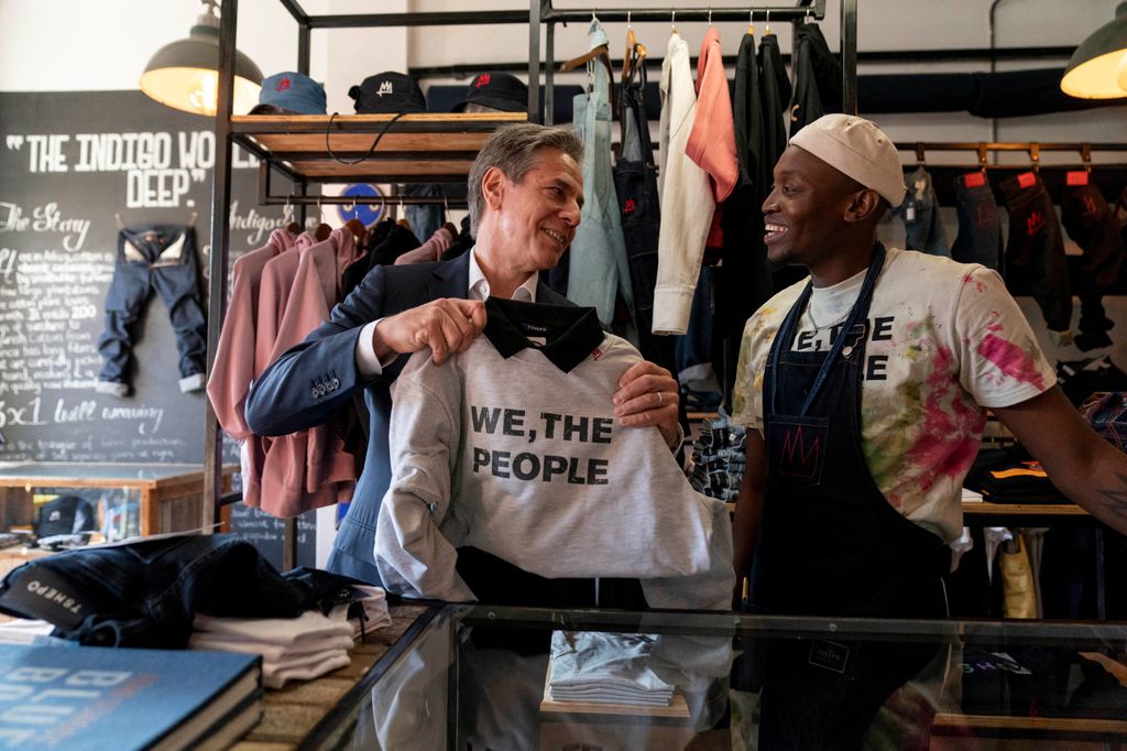 Antony Blinken in Sudafrica