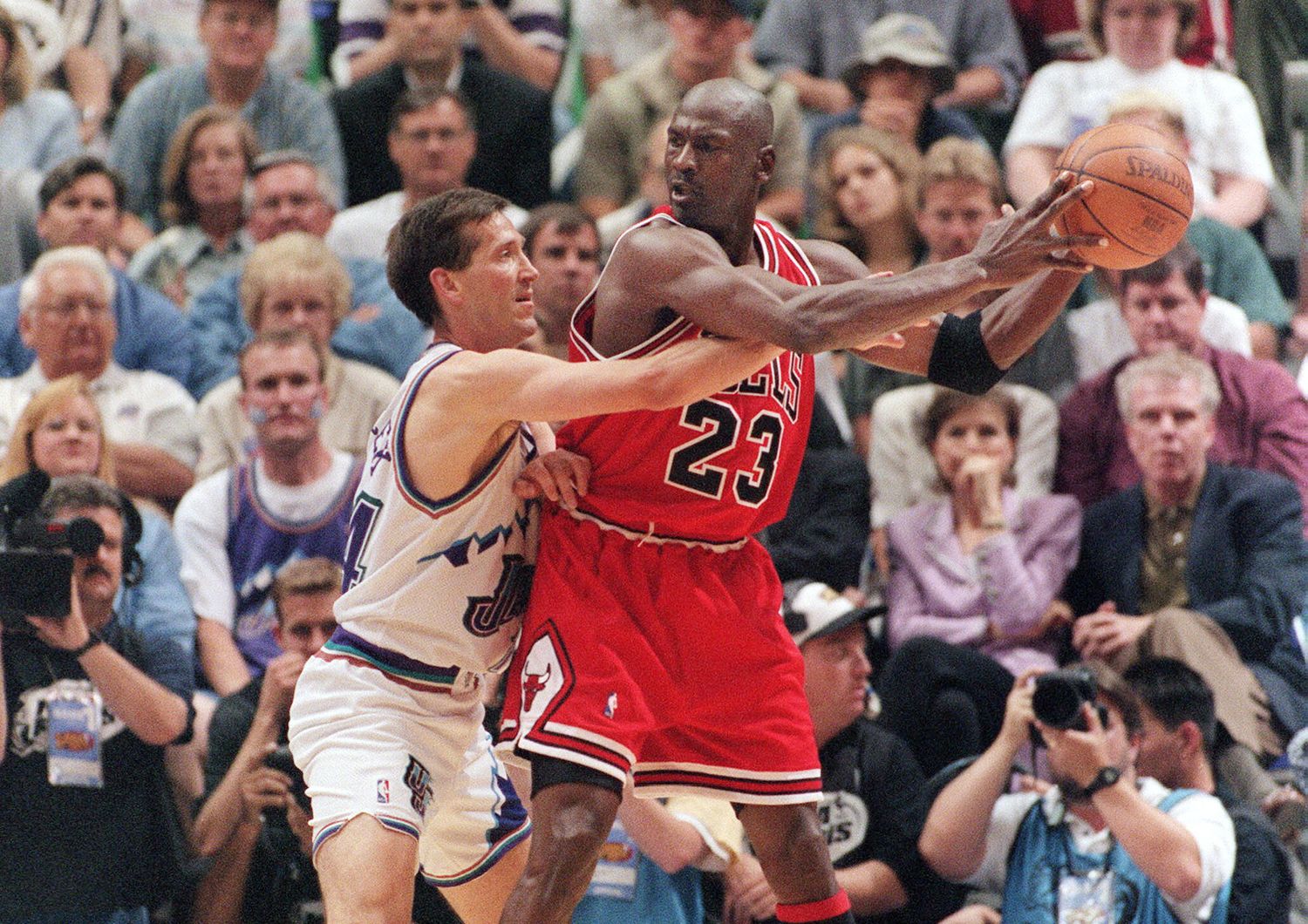 Finale Nba 1998, Utah-Chicago. Micheal Jordan e John Stockton