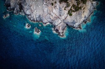 Zona ricca di scogli dell&rsquo;isola d&rsquo;Elba