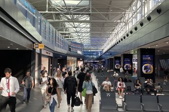 Il terminal A dell'aeroporto di Fiumicino&nbsp;