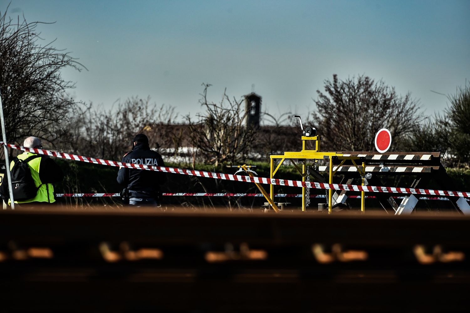 Rilievi sul luogo di un incidente - foto di repertorio