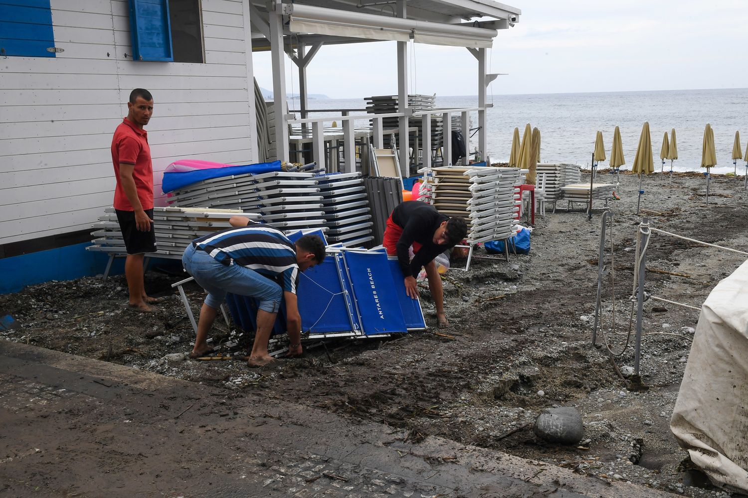 Danni del maltempo a Scilla