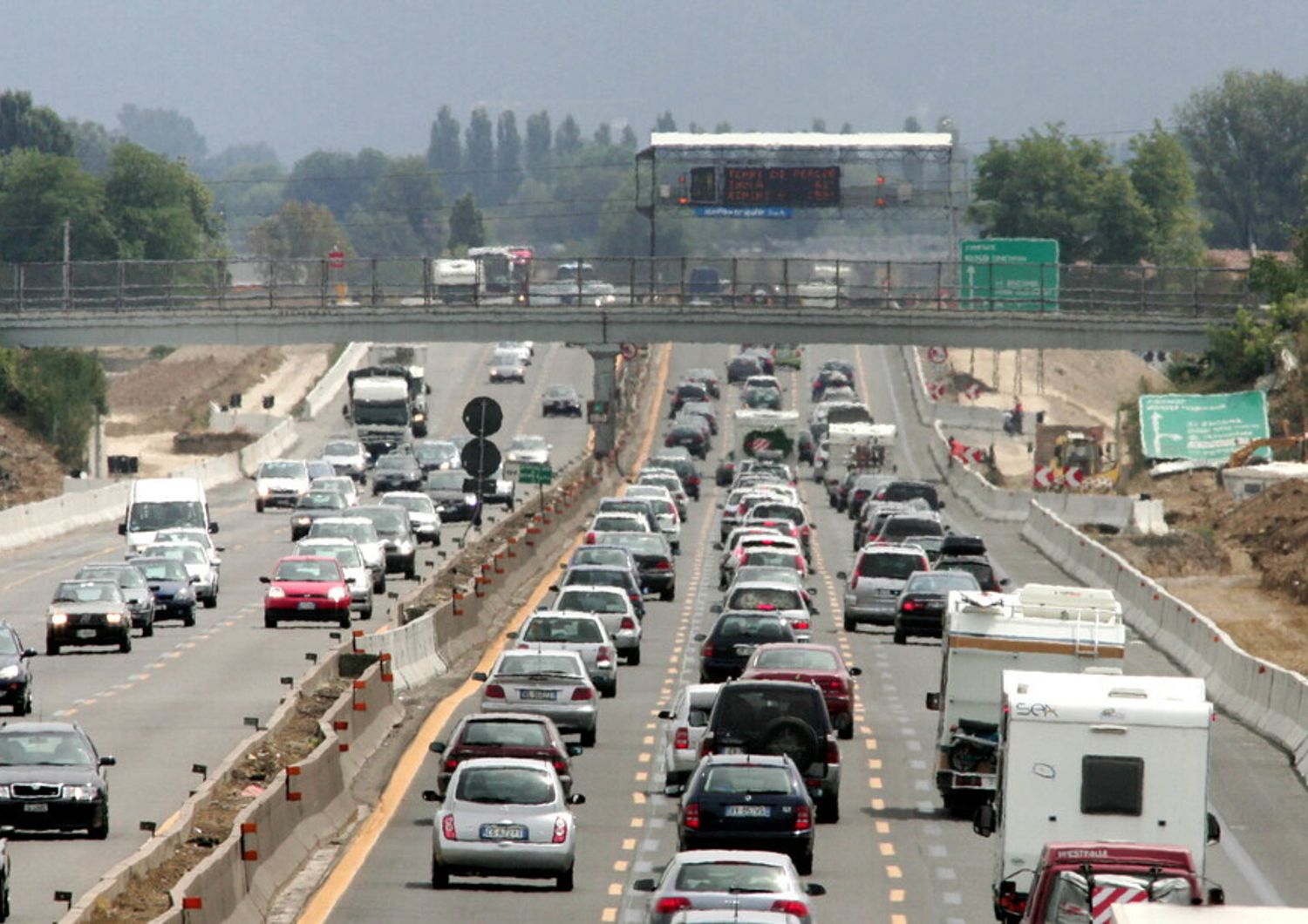 Traffico sulle autostrade