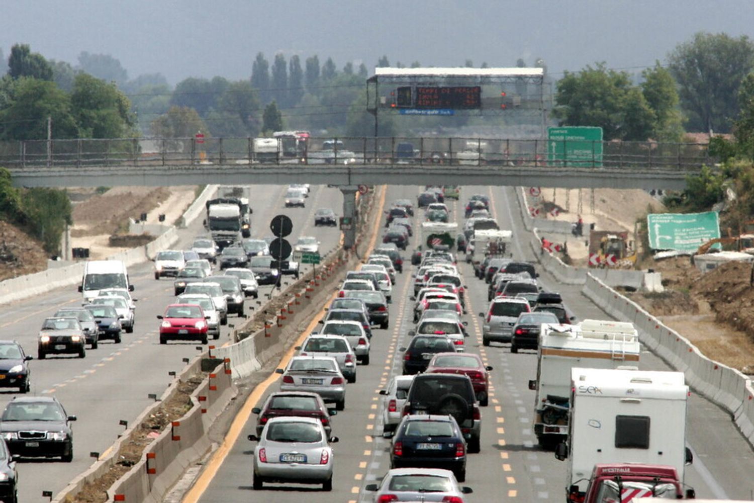 Traffico sulle autostrade