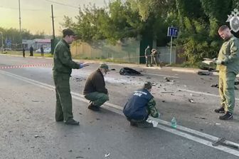 Il luogo dell'attentato a Darya Dugina
