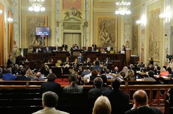 L'Assemblea regionale siciliana in un'immagine di repertorio