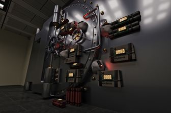 Un caveau minato con gli esplosivi