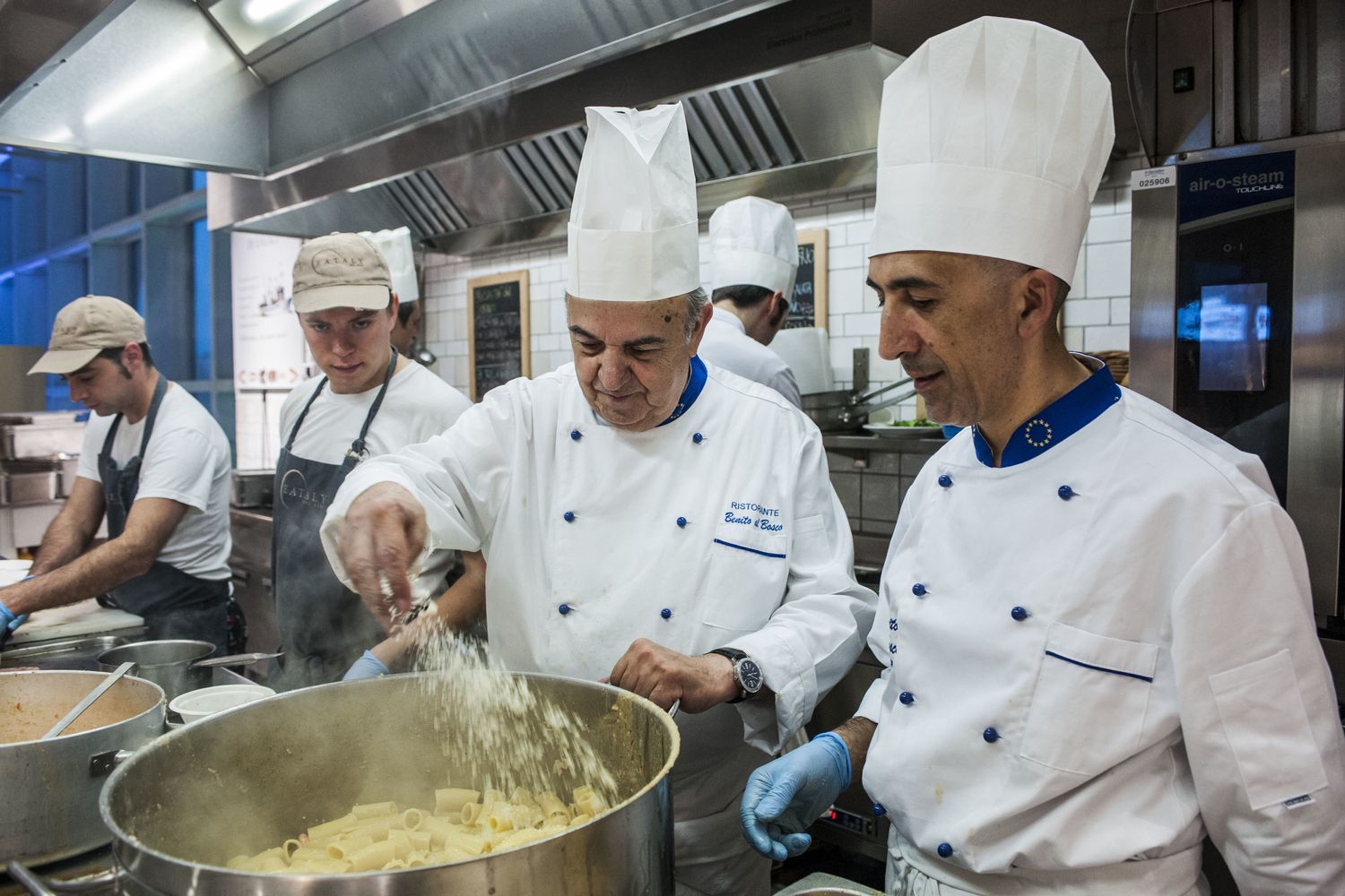 La cucina di un ristorante