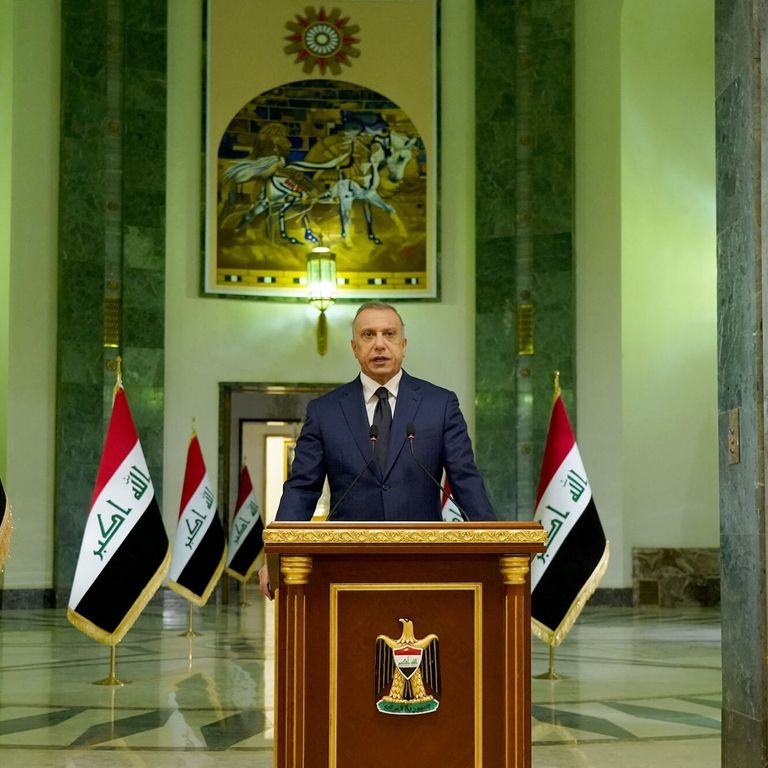 Il presidente iracheno Salih