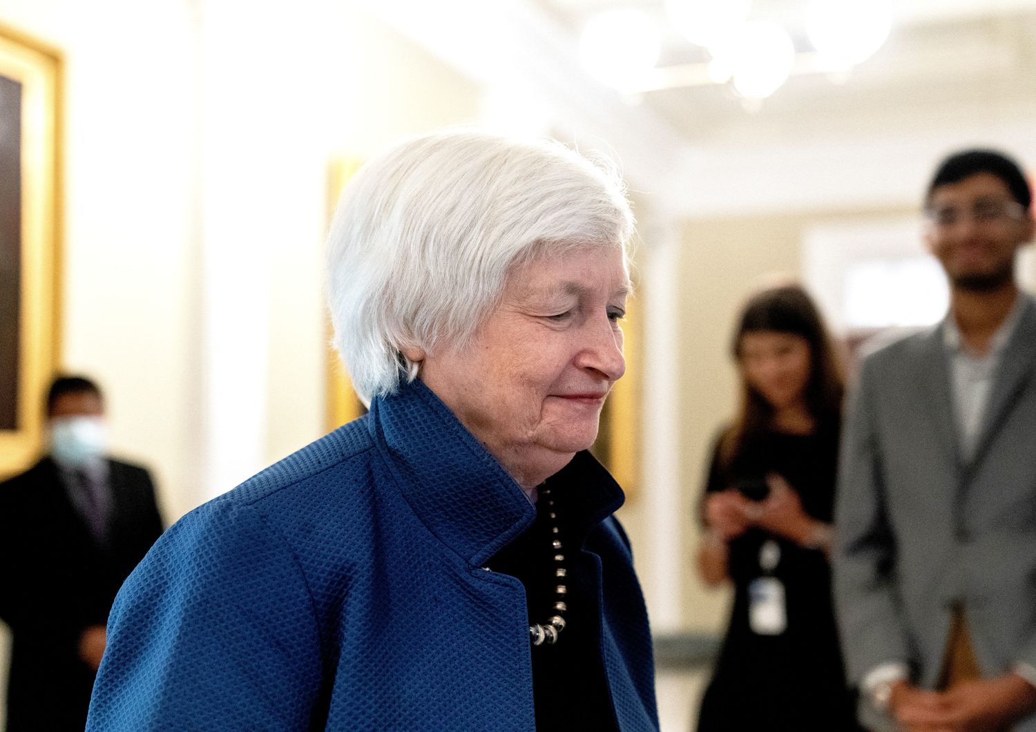 La segretaria al Tesoro Usa, Janet Yellen&nbsp;