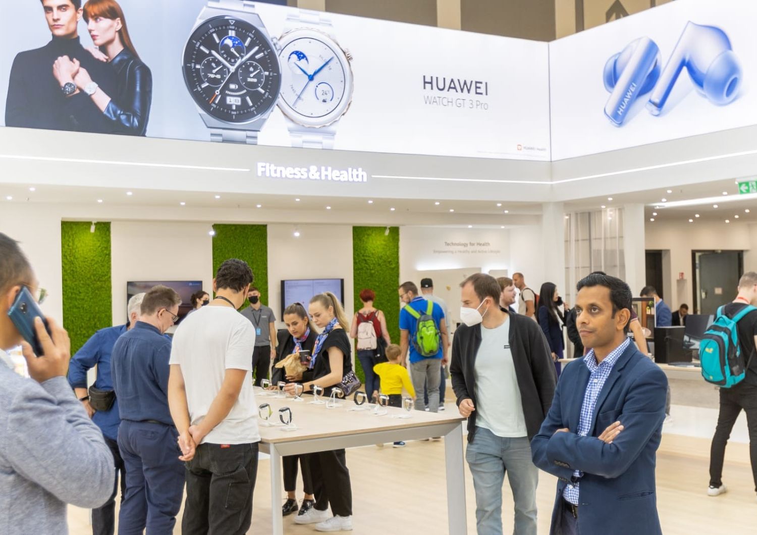 Lo stand Huawei all'Ifa di Berlino