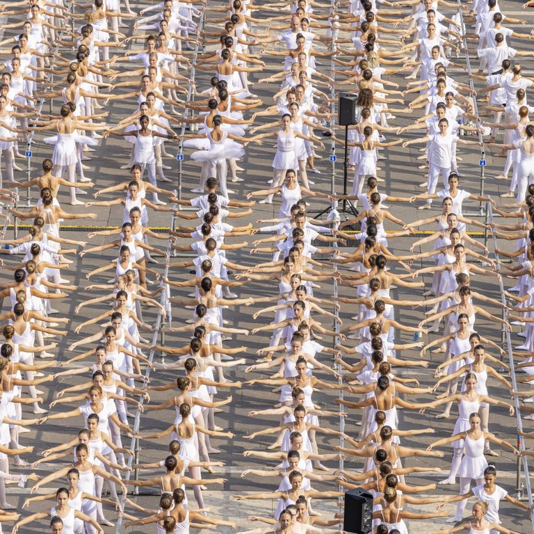La lezione di danza di Roberto Bolle in Duomo a Milano&nbsp;