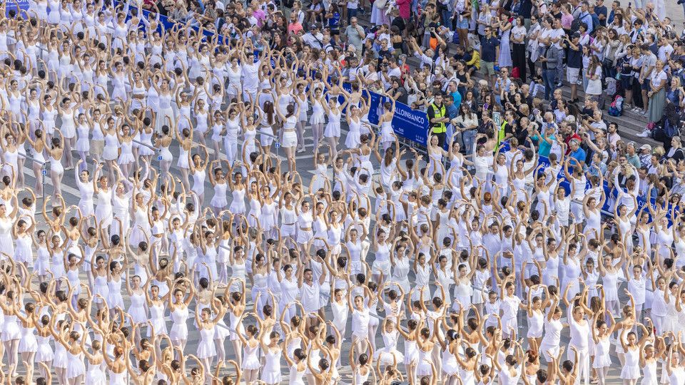 La lezione di danza di Roberto Bolle in Duomo a Milano&nbsp;