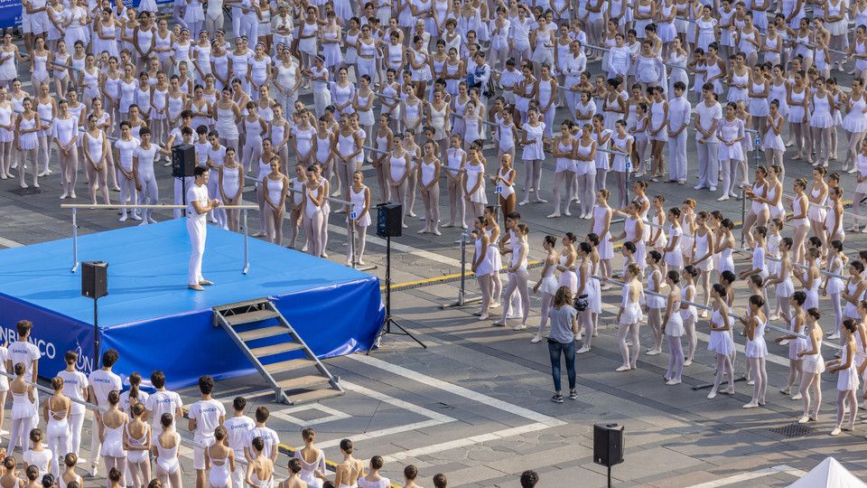 La lezione di danza di Roberto Bolle in Duomo a Milano