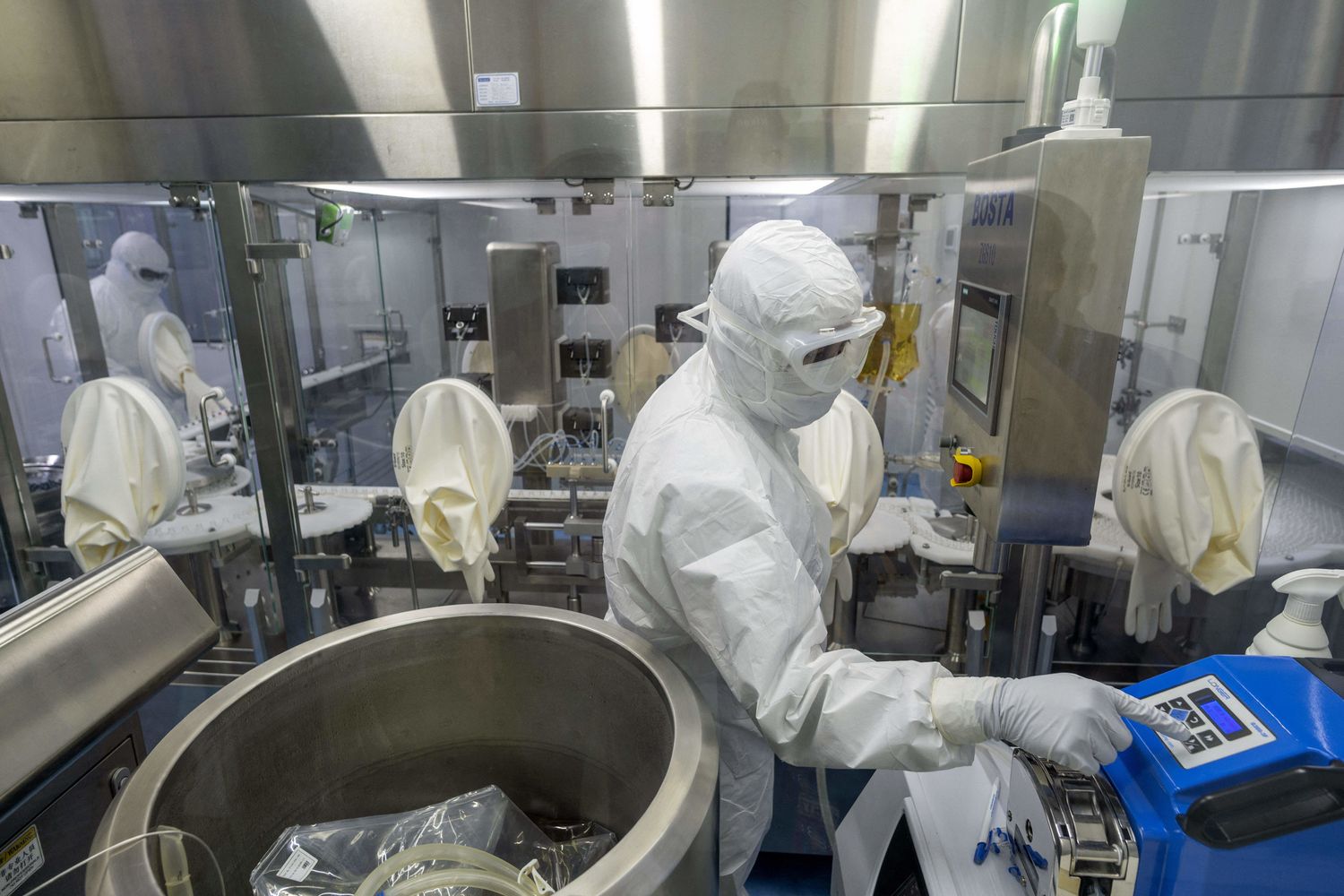 Un laboratorio CanSino