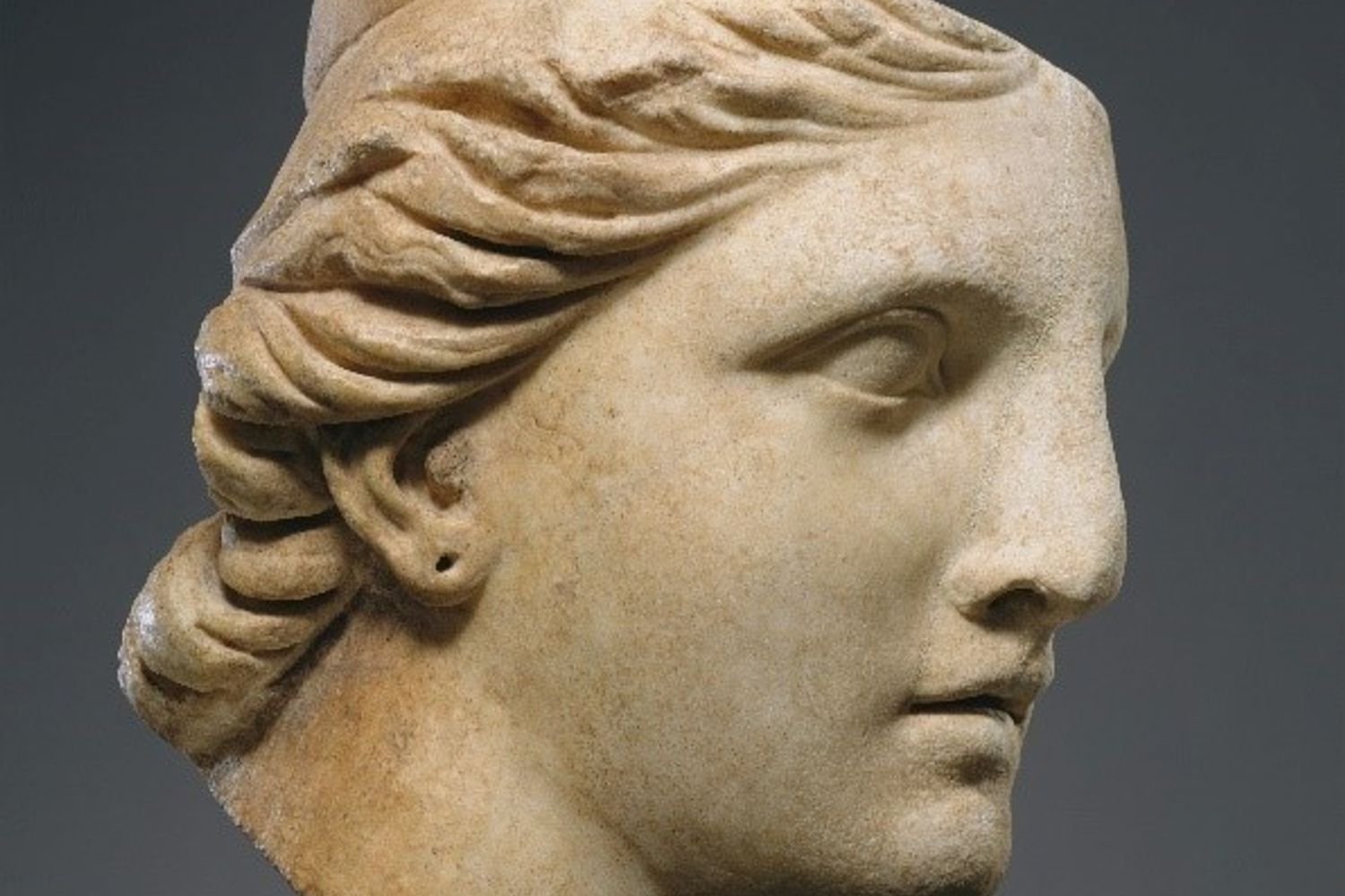 Testa marmorea di Atena, 200 a.C. circa&nbsp;