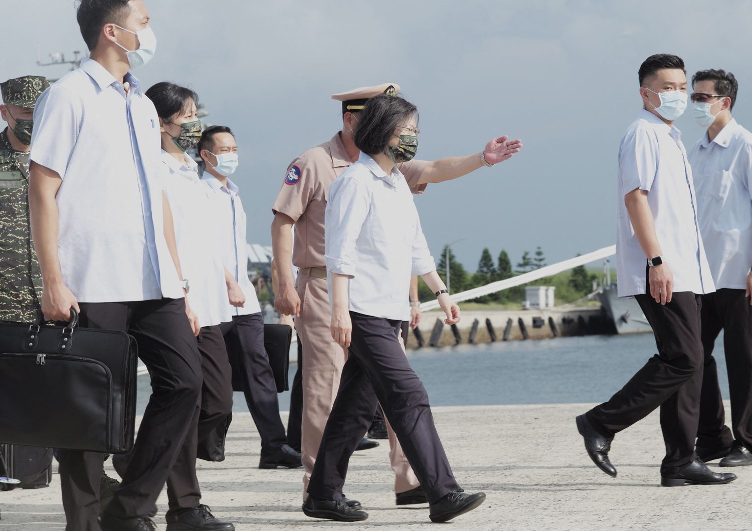 La presidente di Taiwan Tsai Ing-wen&nbsp;