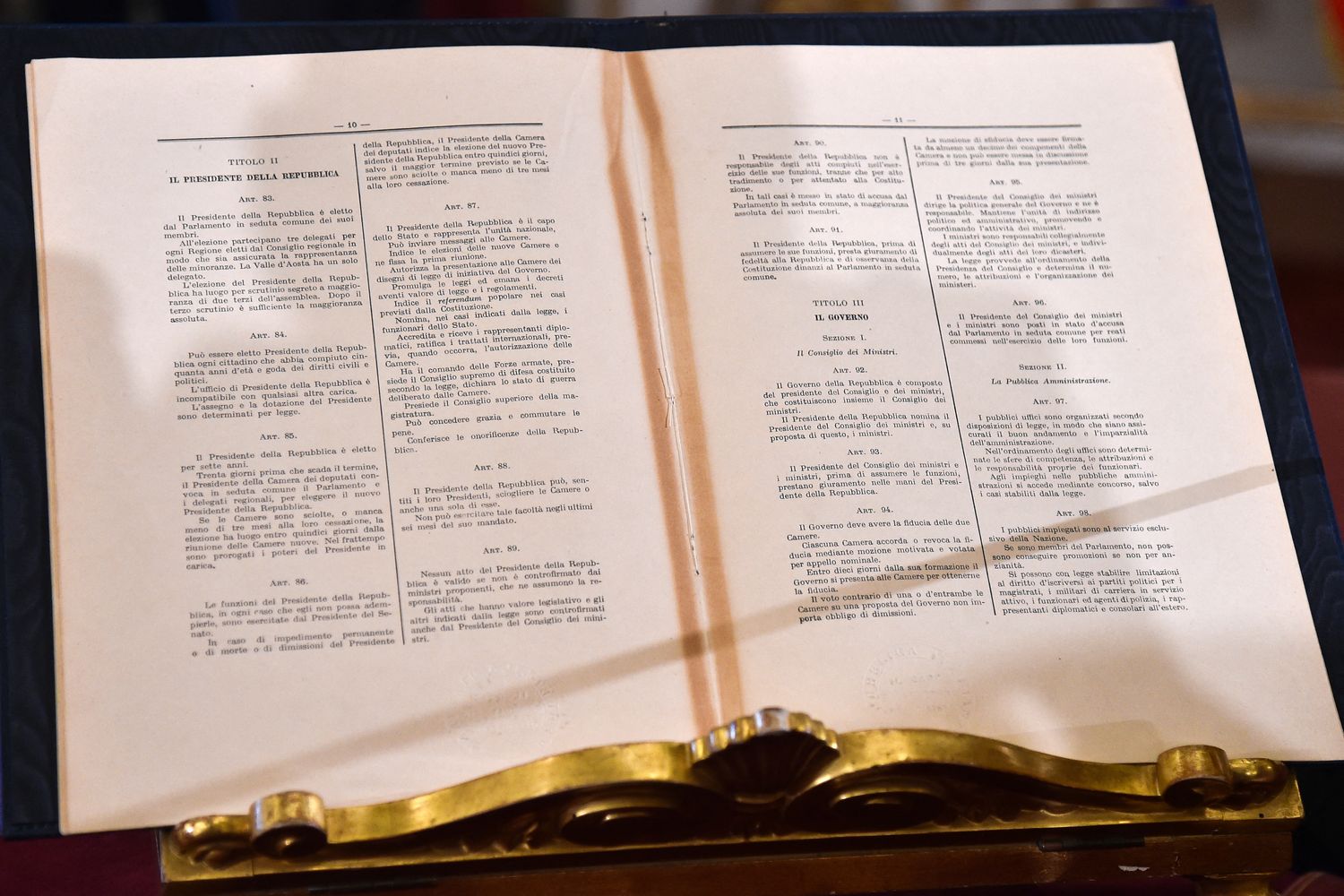 Costituzione italiana&nbsp;