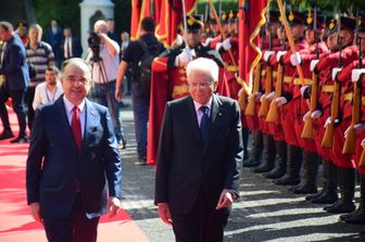 Il presidente Mattarella in visita in Albania