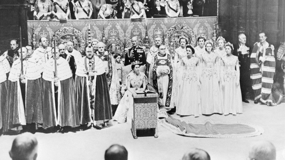 2 giugno 1953 - Incoronazione della regina a Westminster&nbsp;
