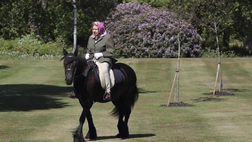 A 94 anni la Regina non rinuncia alla sua passione per i cavalli&nbsp;