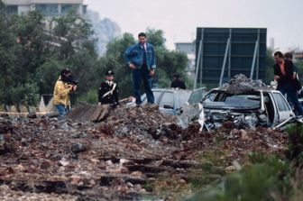 Il luogo della strage di Capaci&nbsp;