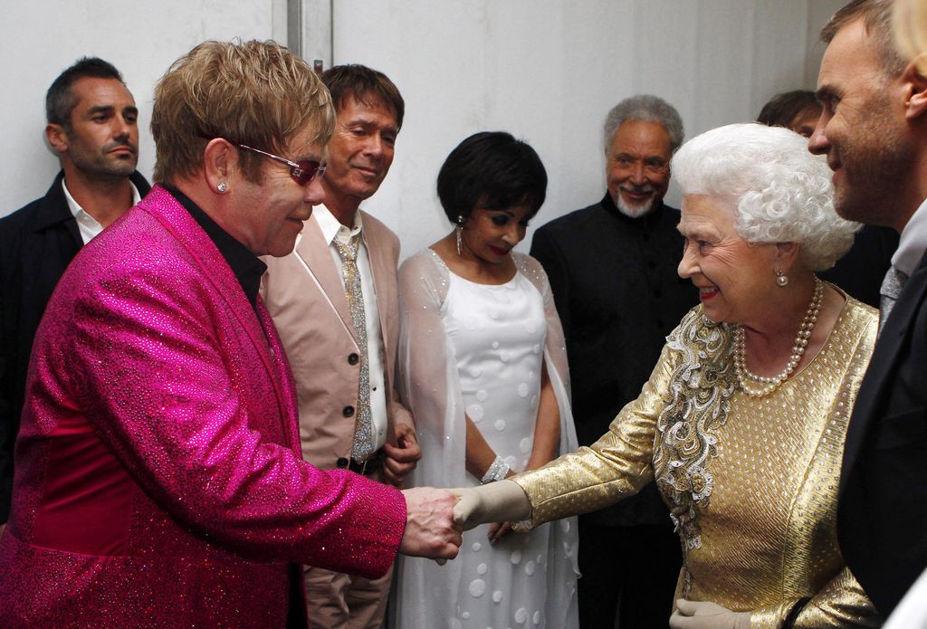 Con Elton John&nbsp;