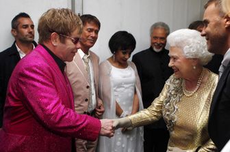 Elton John e la regina Elisabetta&nbsp;