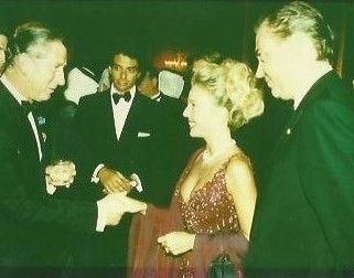 Camilla di Borbone delle Due Sicilie, duchessa di Castro, con l'allora Principe di Galles