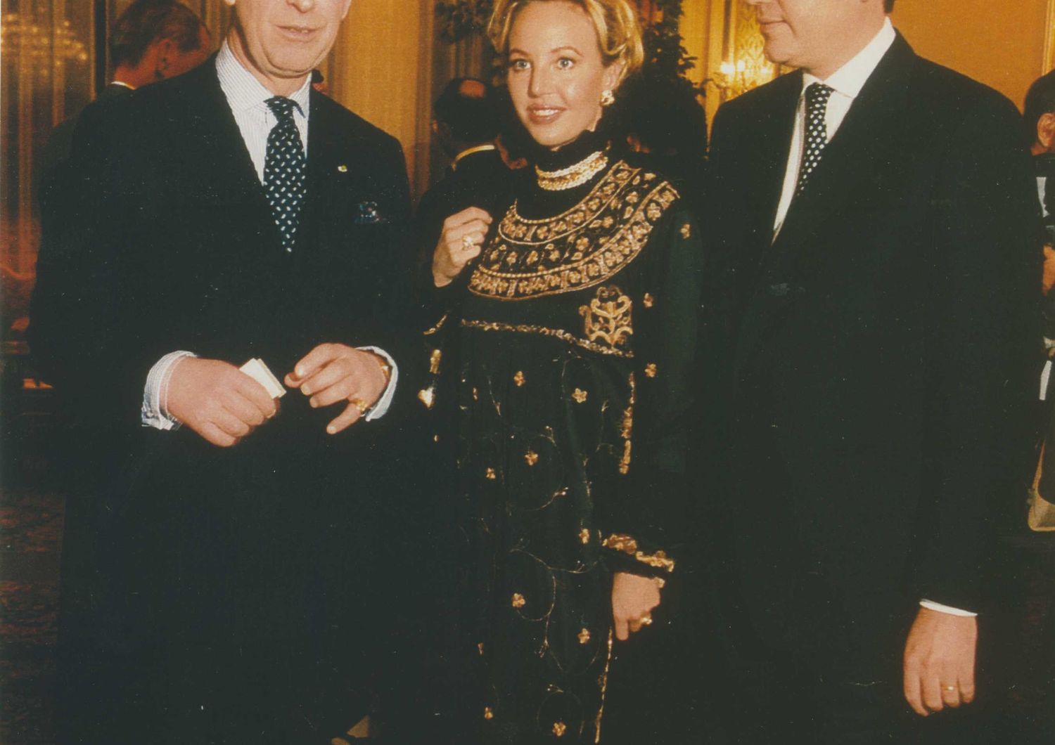 Camilla di Borbone delle Due Sicilie, duchessa di Castro, con l'allora Principe di Galles&nbsp;