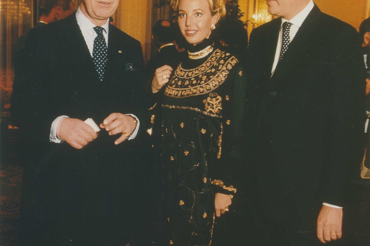 Camilla di Borbone delle Due Sicilie, duchessa di Castro, con l'allora Principe di Galles&nbsp;