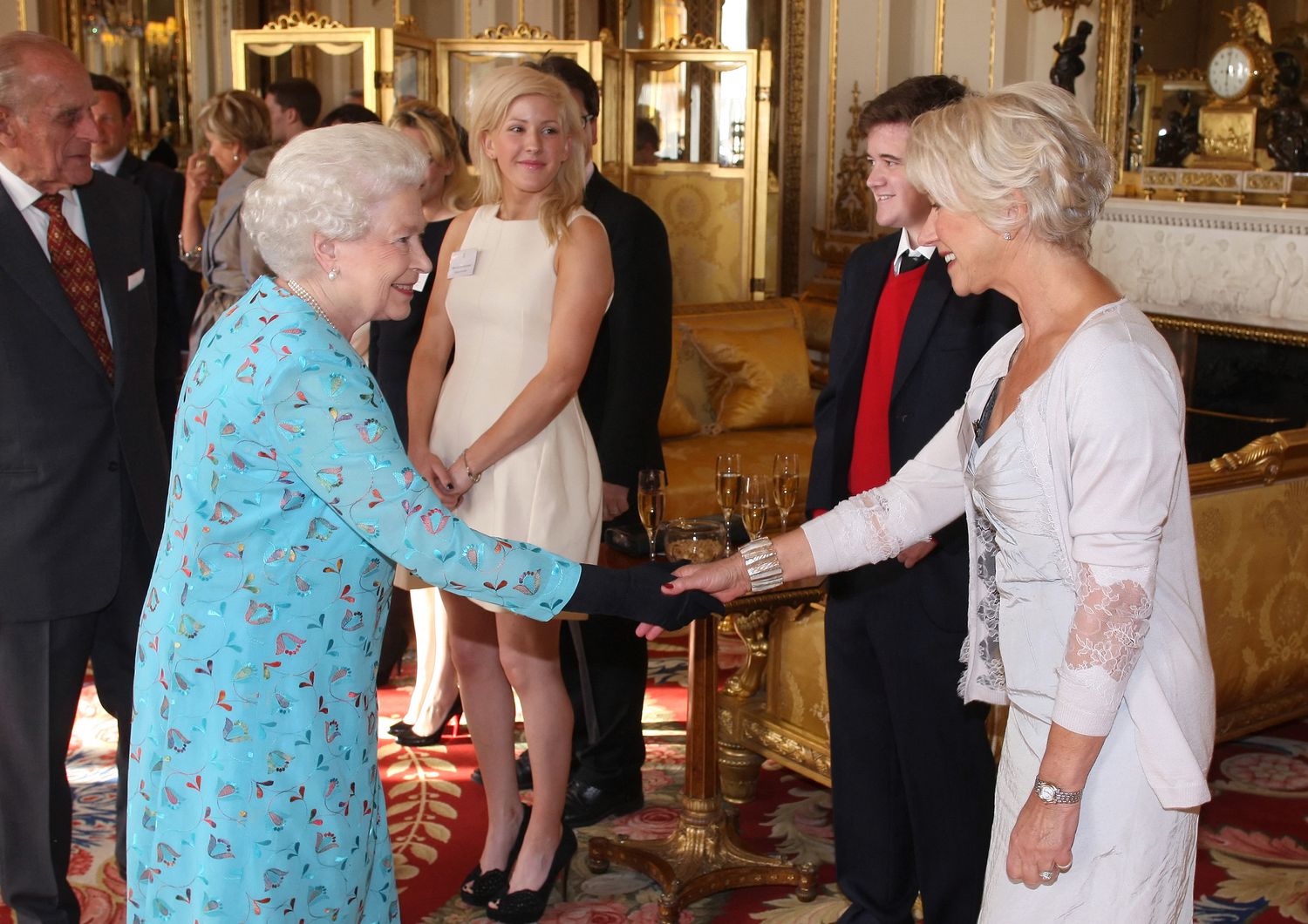 La regina Elisabetta e l'attrice Helen Mirren&nbsp;