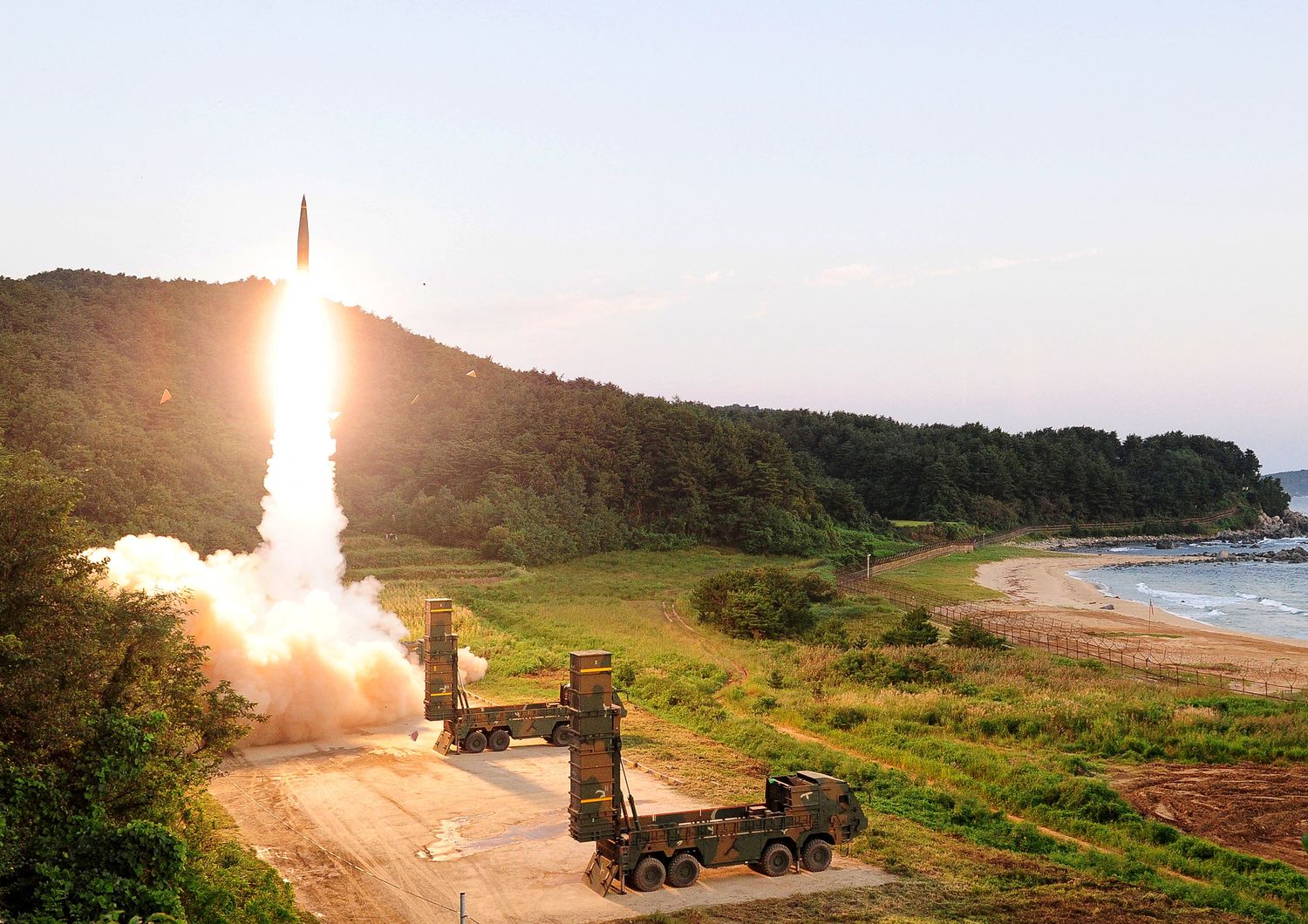 Il lancio di un missile balistico nordcoreano