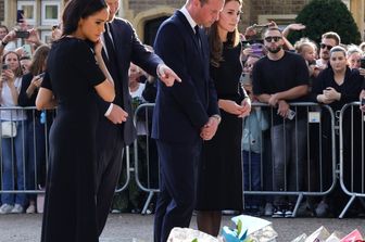 William e Harry con Kate e&nbsp;Meghan