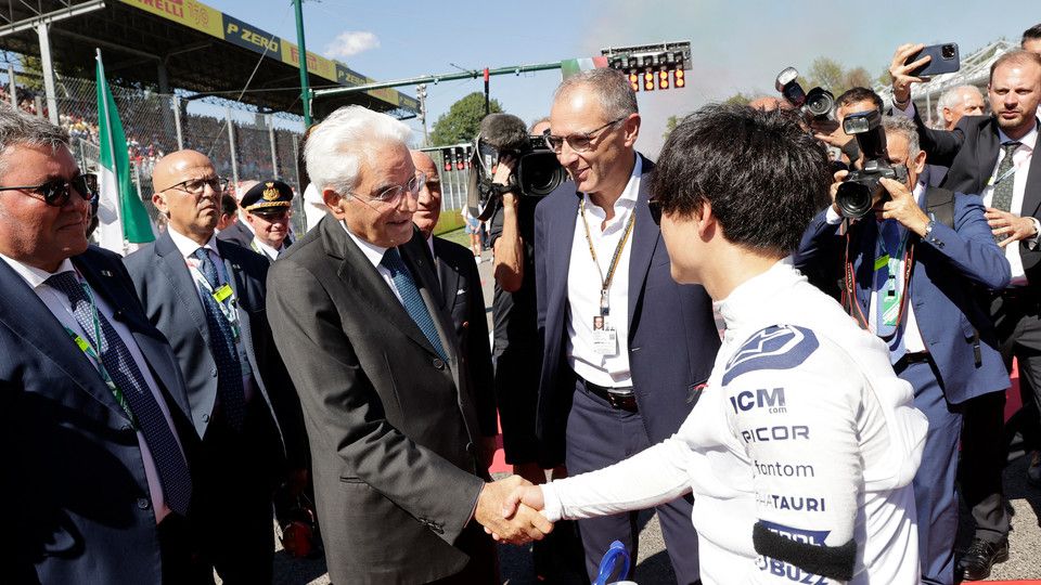 &nbsp;Sergio Mattarella a Monza per il Gran Premio d'Italia di Formula 1
