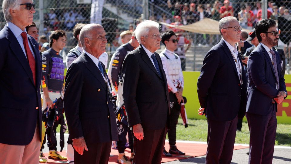 Sergio Mattarella a Monza per il Gran Premio d'Italia di Formula 1
