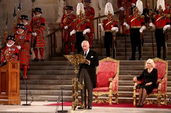 Carlo III a Westminster Hall