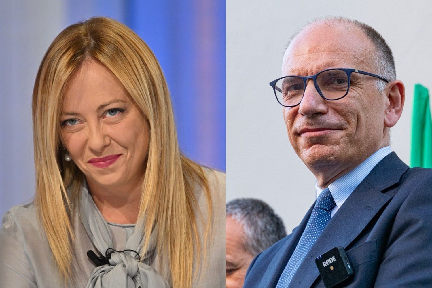 Giorgia Meloni, Enrico Letta