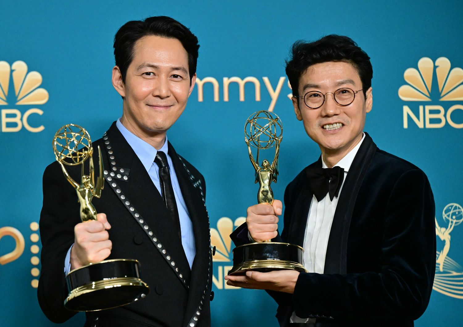 L'attore Lee Jung-jae e il regista Hwang Dong-hyuk premiati per &quot;Squid Game&quot;&nbsp;
