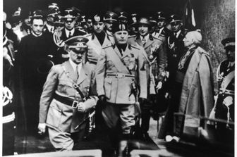 Mussolini e Hitler in Italia nel 1938