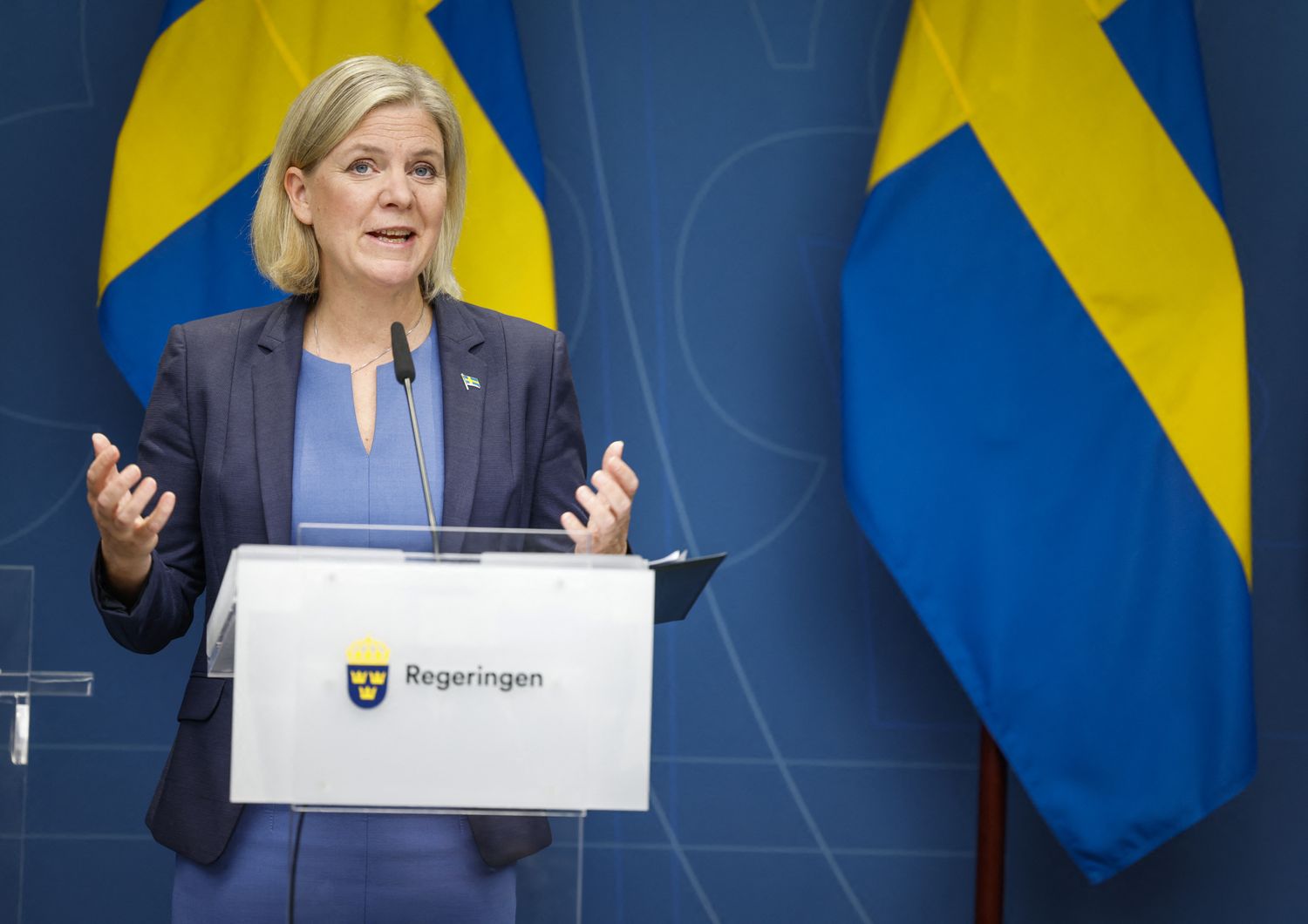 Primo ministro svedese Magdalena Andersson&nbsp;