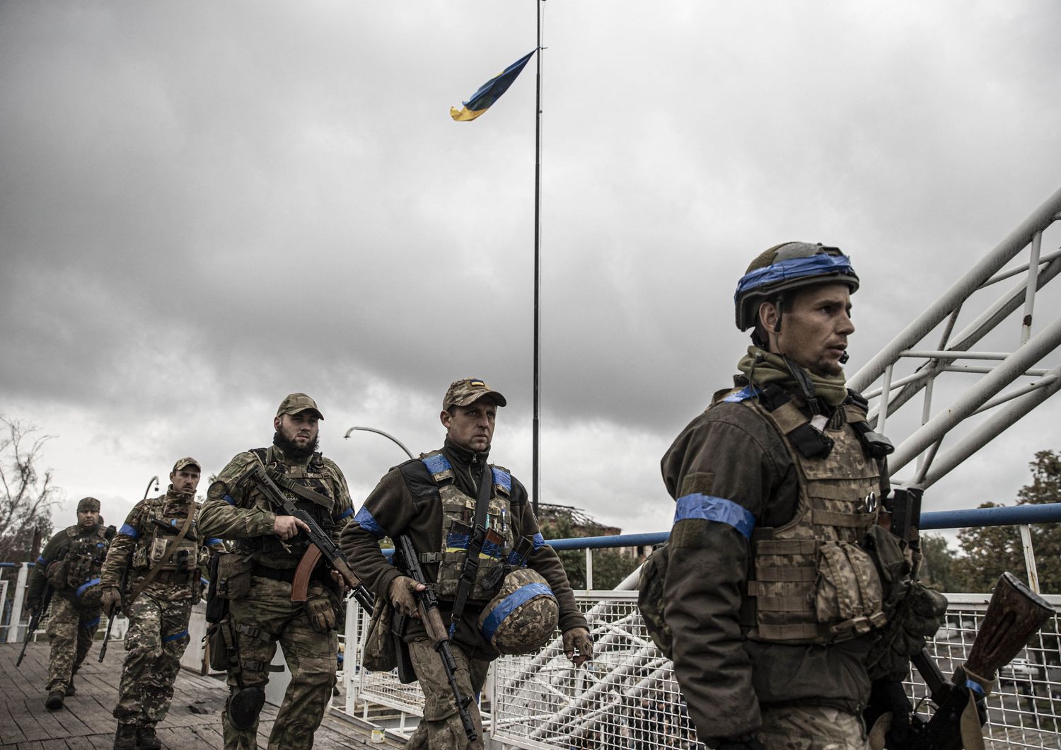 Soldati ucraini a Kharkiv