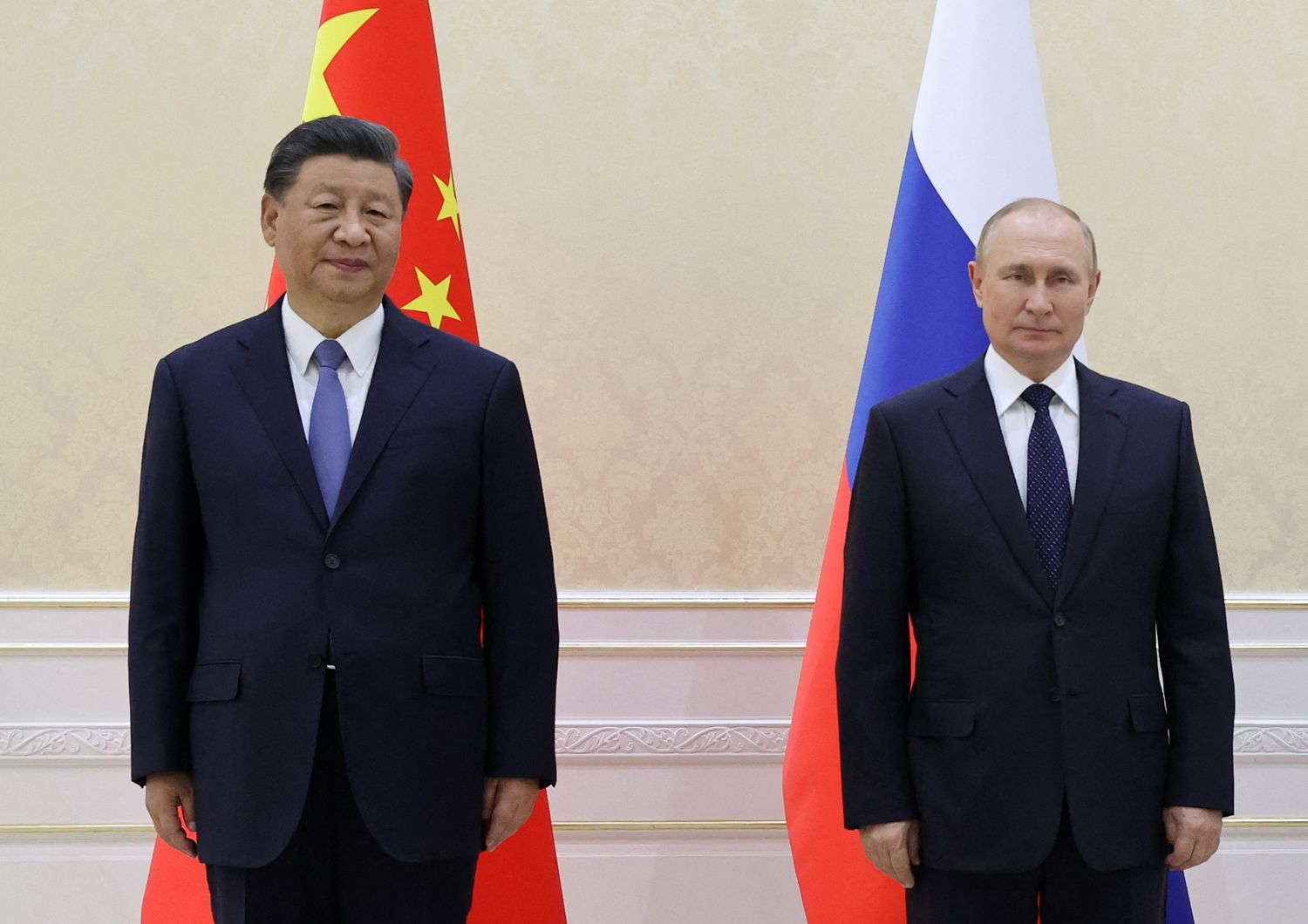 Xi Jinping e Vladimir Putin &nbsp;