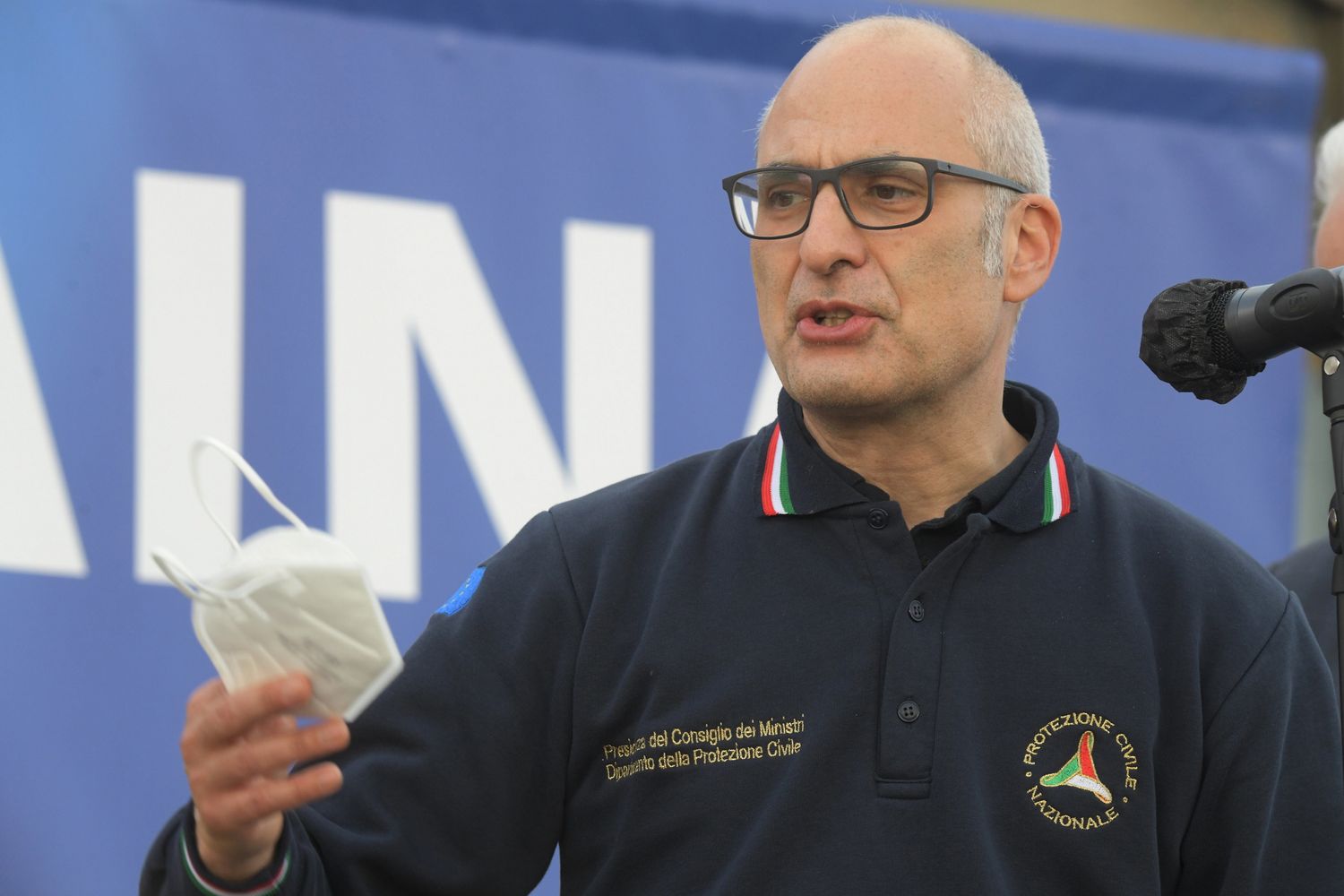 Il Capo della Protezione Civile Fabrizio Curcio&nbsp;