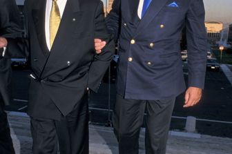 Amedeo Matacena (a destra) con il padre Amedeo senior