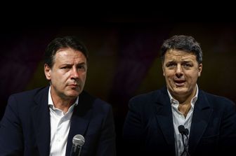 Giuseppe Conte e Matteo Renzi