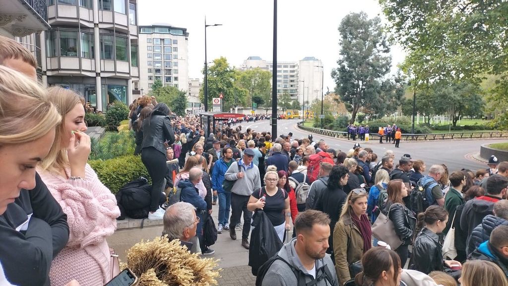 Londra in strada per i funerali di Elisabetta II&nbsp;